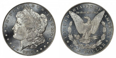MORGAN SILVER DOLLAR - 1880 S - MS66