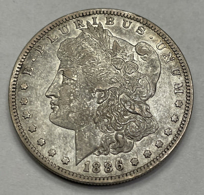 1886s Choice Extra Fine Tough Date Morgan Silver Dollar great collectible - US CoinSpot