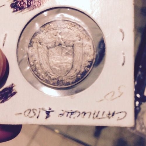 1934 Silver Panama Quarter 1/4 Balboa Veinticinco Centesimos Coin VF - US CoinSpot