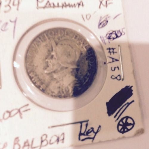 1934 Silver Panama Quarter 1/4 Balboa Veinticinco Centesimos Coin VF - US CoinSpot