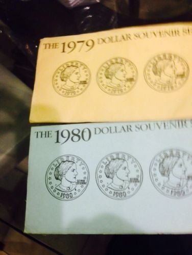 1979 & 1980 SBA Dollar Souvenir Set - US CoinSpot