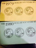 1979 & 1980 SBA Dollar Souvenir Set - US CoinSpot