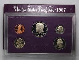 1987 US Proof Set In Original Mint Packaging Hard Case 107S - US CoinSpot