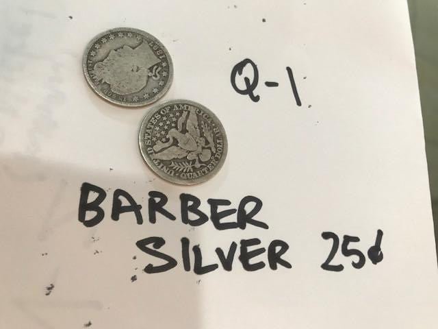 2 Old Barber Quarters 1892 - 1916 - US CoinSpot