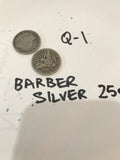 2 Old Barber Quarters 1892 - 1916 - US CoinSpot