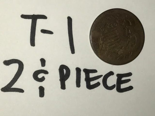 2 Two Cent Pieces 1860's - US CoinSpot