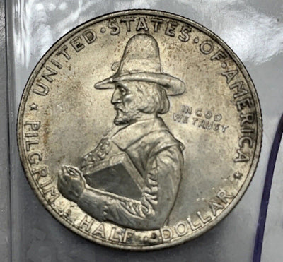 1920 Pilgim Tercentenary Celebration choice Uncirculated Commemorative Silver50c