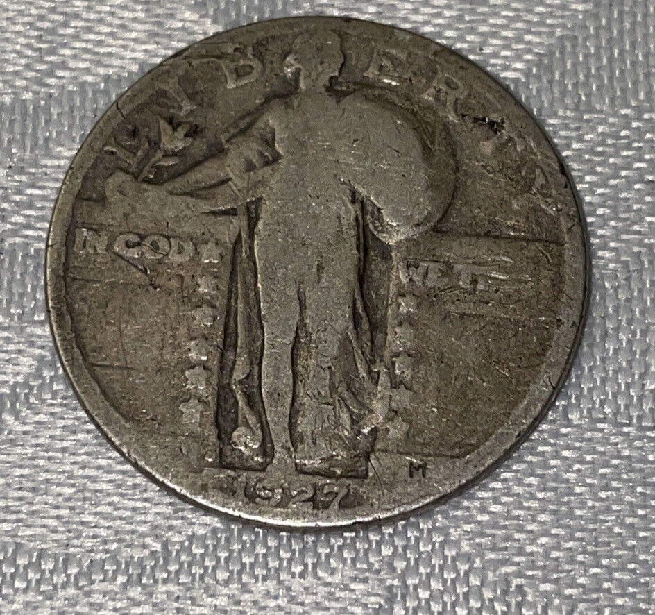 1927 s Key Date Standing Liberty Quarter Good or Better clear date & mintmark