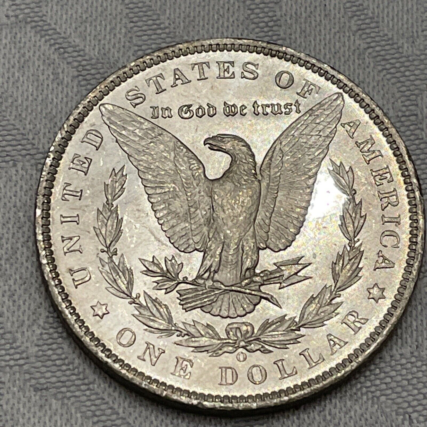 choice BU 1890 0 mirror proof like astounding coin!