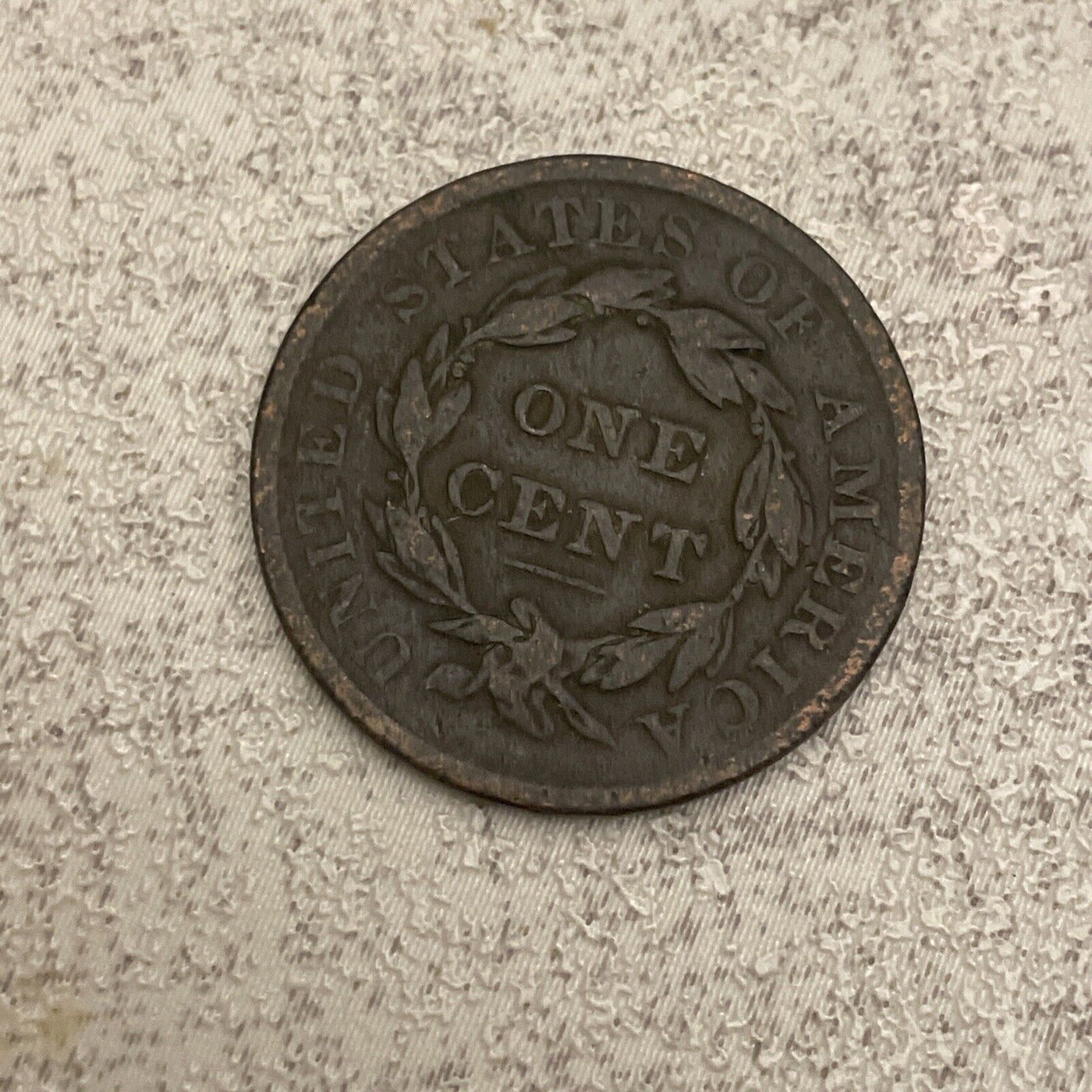 1837 Coronet Head large cent fine details dark toned Copper and Old Goodie!