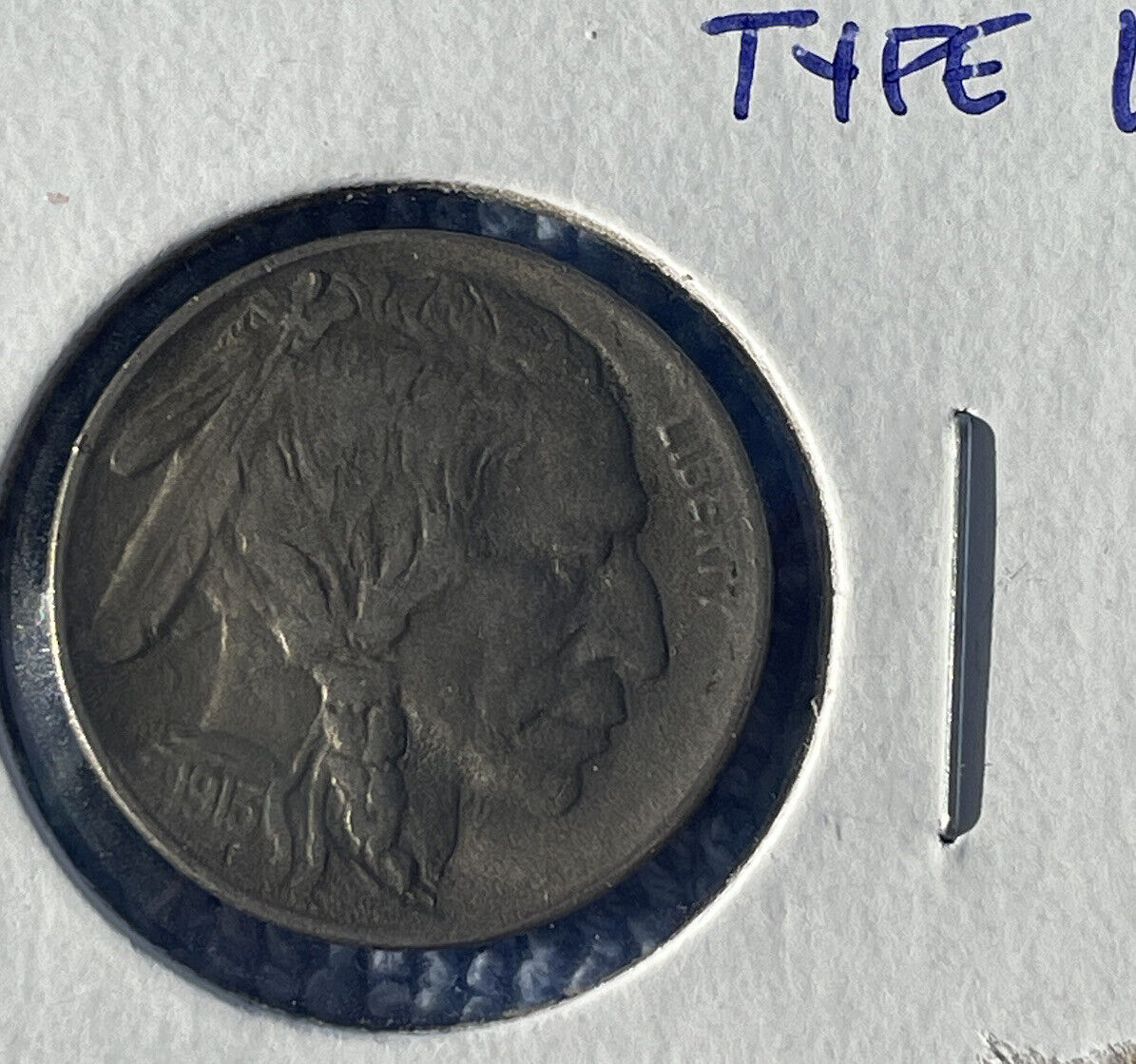 1913 full sharp horn Buffalo Nickel Almost Uncirculated gr8 Features type Coin
