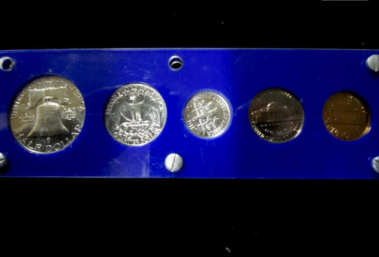 1960’s US Mint Proof Set in a Capital Holder  (5 pieces) Similar To Item Picture