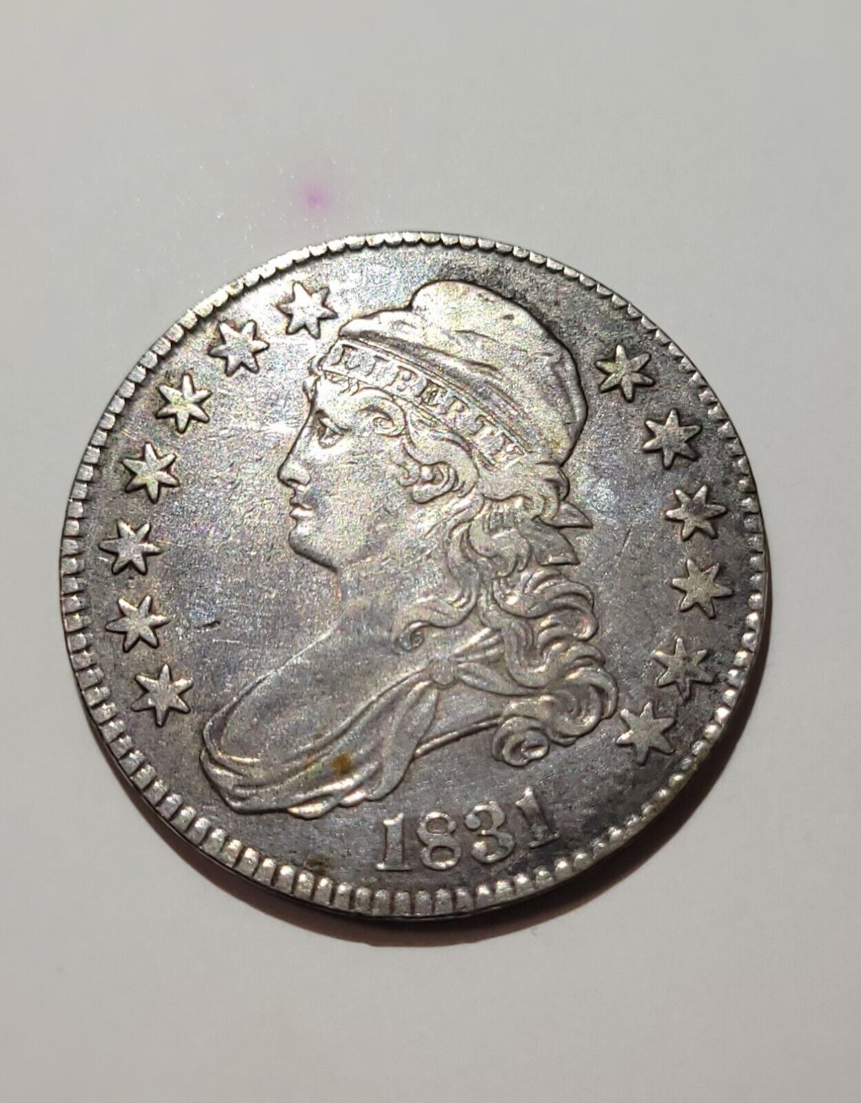 1831 Capped Bust Silver Half Dollar Choice Extra Fine great + to any Collection
