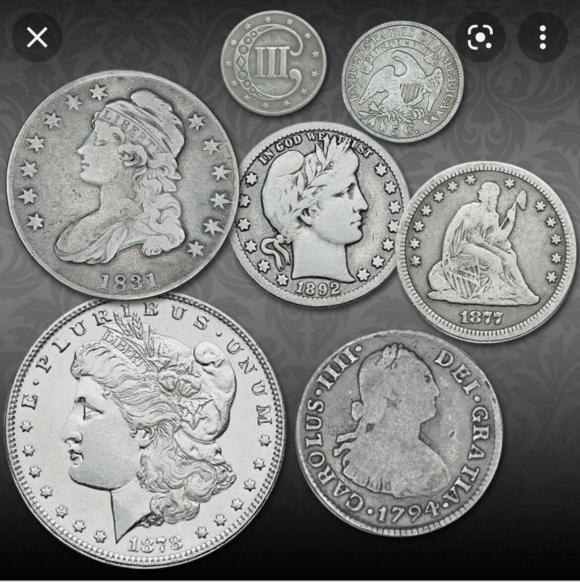 Lot KG 150 Yr Old US Silver Coins 1 Kilogram Weight Mix Dates Mostly 90% Low S&H