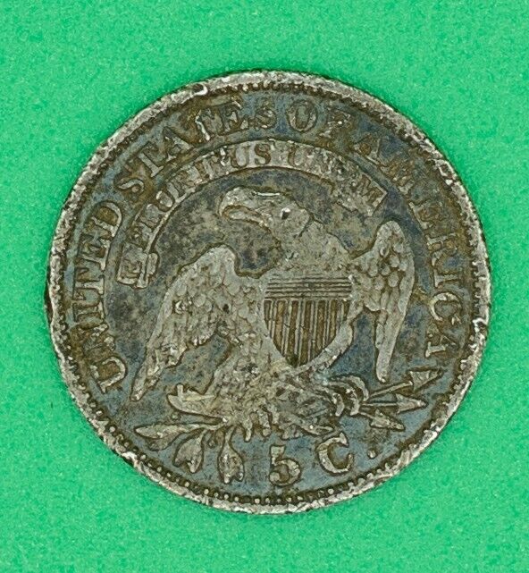 1829 Half Dime / Extra Fine Details / Early 19th Century Collectible