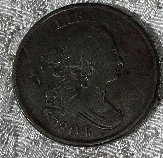 1804 crosslet 4 stemless XF+ details inclusions in left field. nice looker!