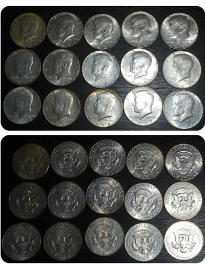 Lot KG 150 Yr Old US Silver Coins 1 Kilogram Weight Mix Dates Mostly 90% Low S&H