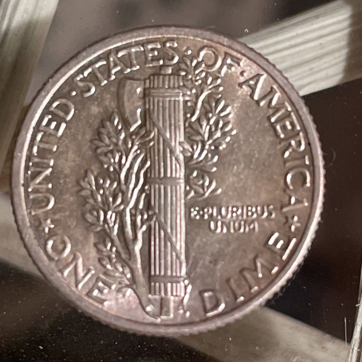 5ive Gorgeous Silver Mercury Dimes 1/2 to Full Split Bands BU Gems - Savory!