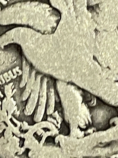 1921 Walking Liberty Silver Half Dollar Coin Good++ Key and Rare Date Free S&H