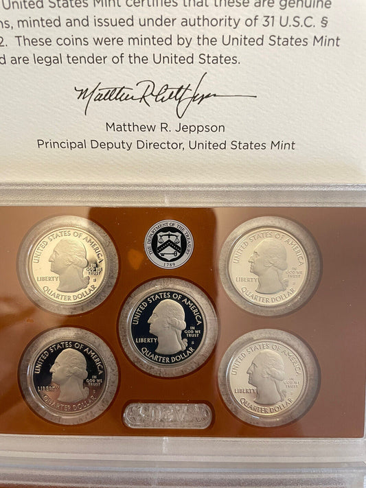 2017 10 piece original proof set Box COA included. Free Shipping