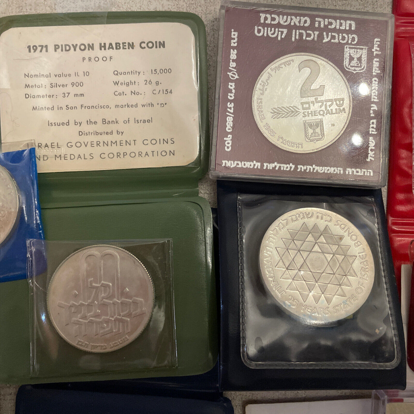 Lot of 5 Random Coins that can be used for Pidyon HaBen Silver Avg 26+ grams