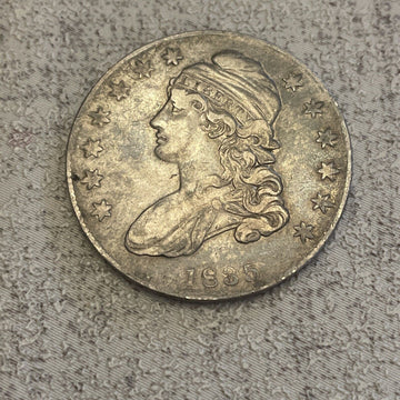 1835 Extra Fine Capped Bust Silver Half Dollar Collector Item