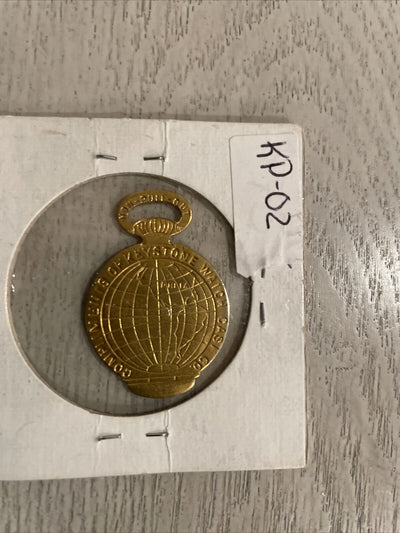 2 Old Rare Golden Medals: 1884 Blaine BU & 1893 Columbian Expo Watch Souvenir