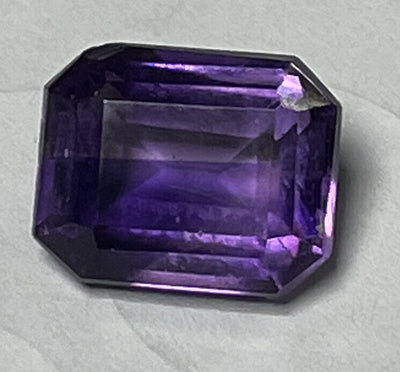 super 3.5 carat emerald Cut Amethyst BrazilianBeauty $3000 Value - Free S & H
