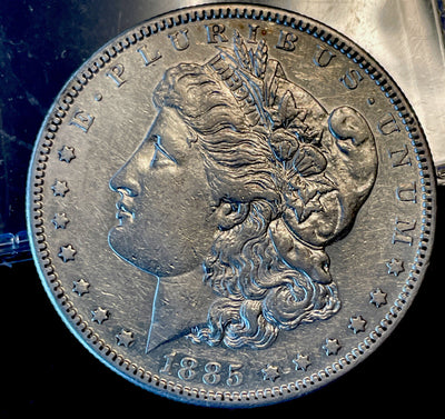 1885 s Scarce Date Choice Almost Uncirculated Det real winner, collectible