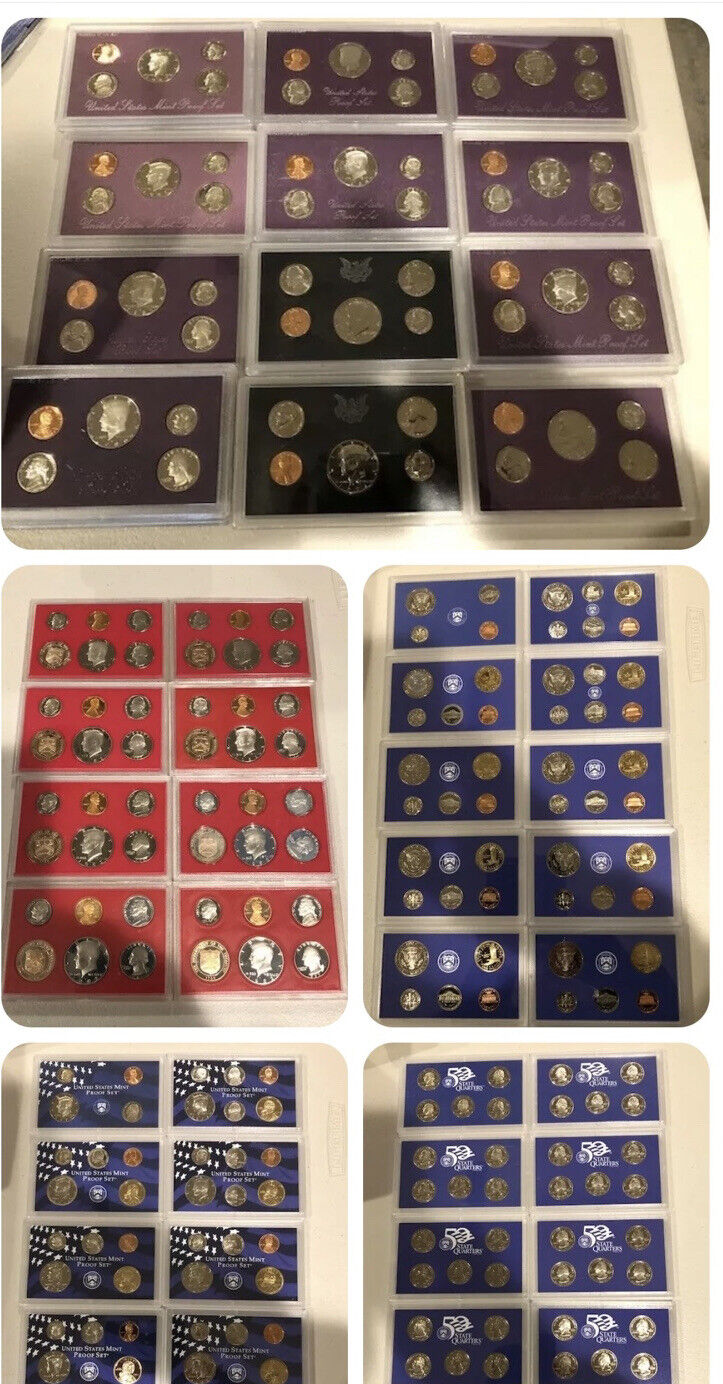 *1971-92 San Francisco US PROOF SETS- Orig Pkg Below Bid! Ck Qty Prices Gr8 Deal