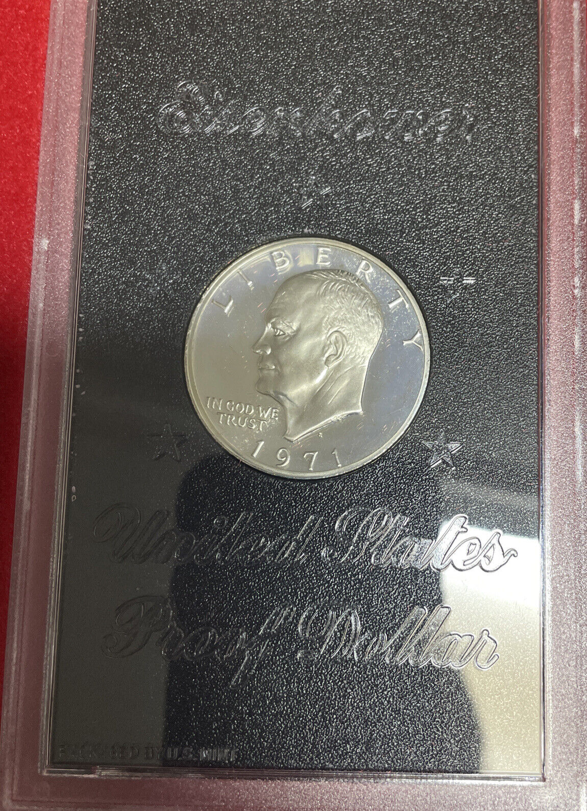 Superior1971 S Eisenhower Silver Dollar Proof Sealed and in Original Display Box