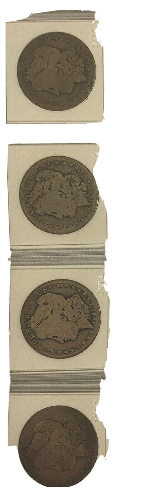 4 Lo-Ball New Orleans Morgans: 1879 O, 1882 O, 1891 O, 1900 O Perfect 2’s 4 U