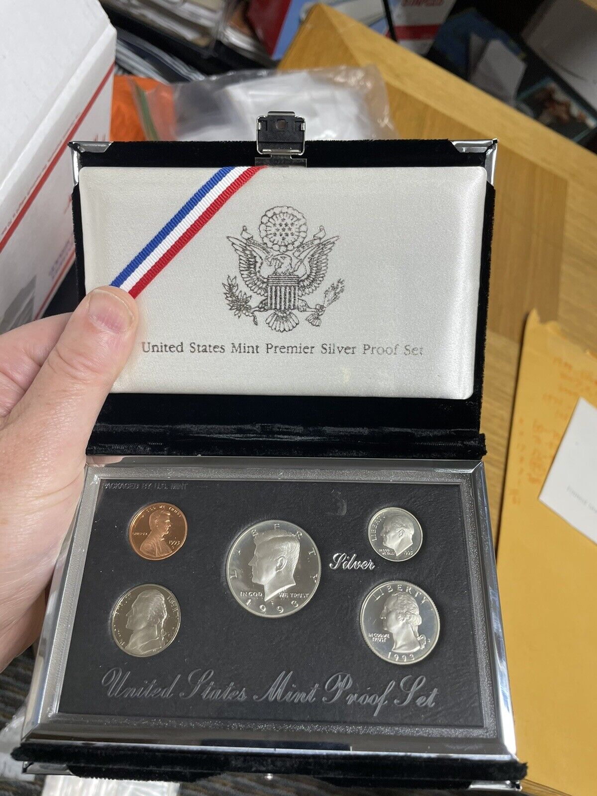 6 Decade Run proof sets 1960 to 2010 51+ sets orig pkg 350 coins incl silver wow