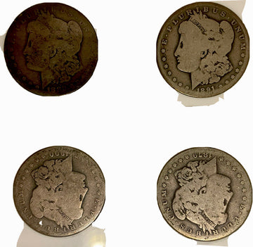 4 Lo-Ball New Orleans Morgans: 1879 O, 1882 O, 1891 O, 1900 O Perfect 2’s 4 U