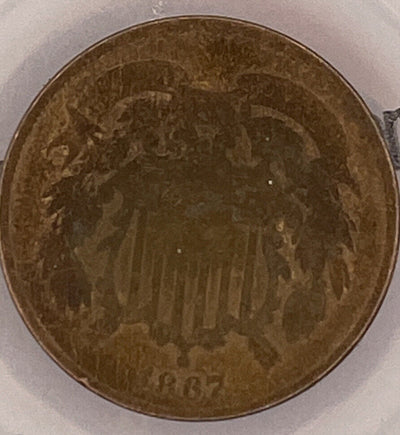 2c piece 1867 very good avg condition. Get It Now!