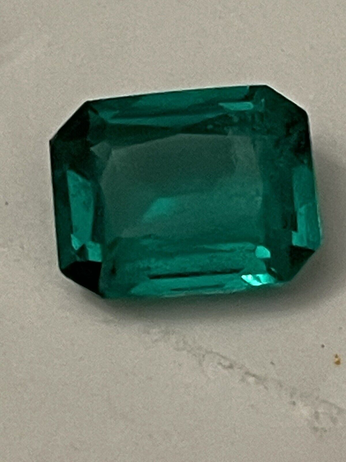 super nice 4 carat MRLD CutPure emerald South Am Beauty $5000 Value - Free S & H