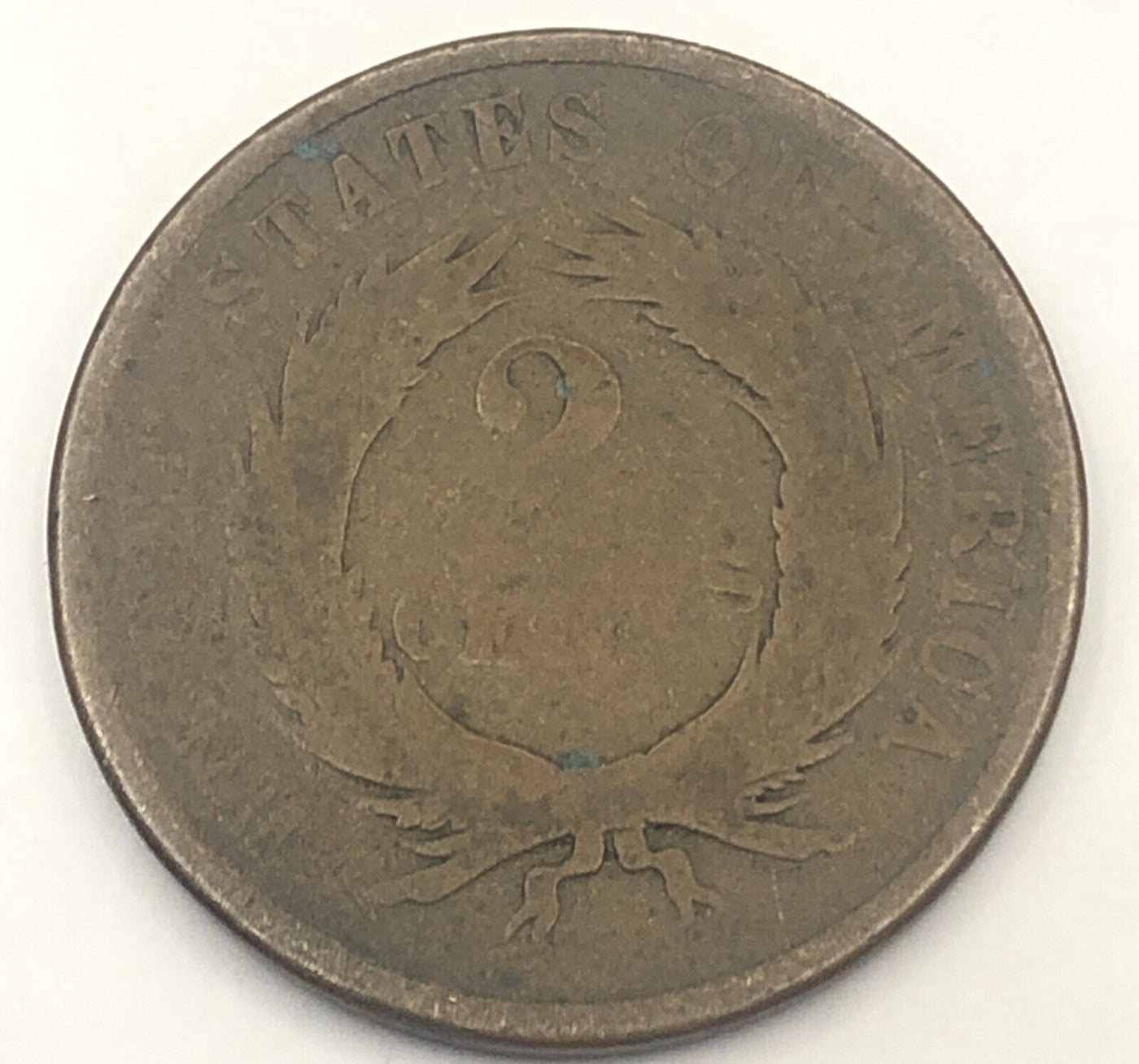 2c piece 1865 very good avg condition. Get It Now!