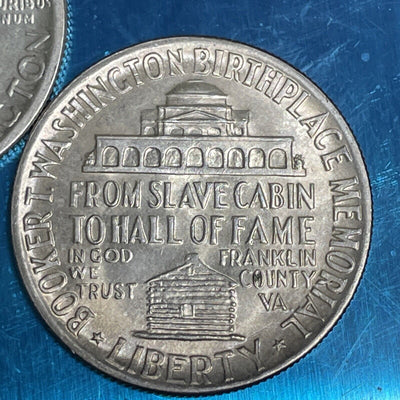 1946 BookerT Washington Commemorative Silver Half $ Ch BU World Reknowned Orator