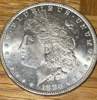 1880 gorgeous Gem Brilliant Uncirculated Morgan Silver $ going gone!
