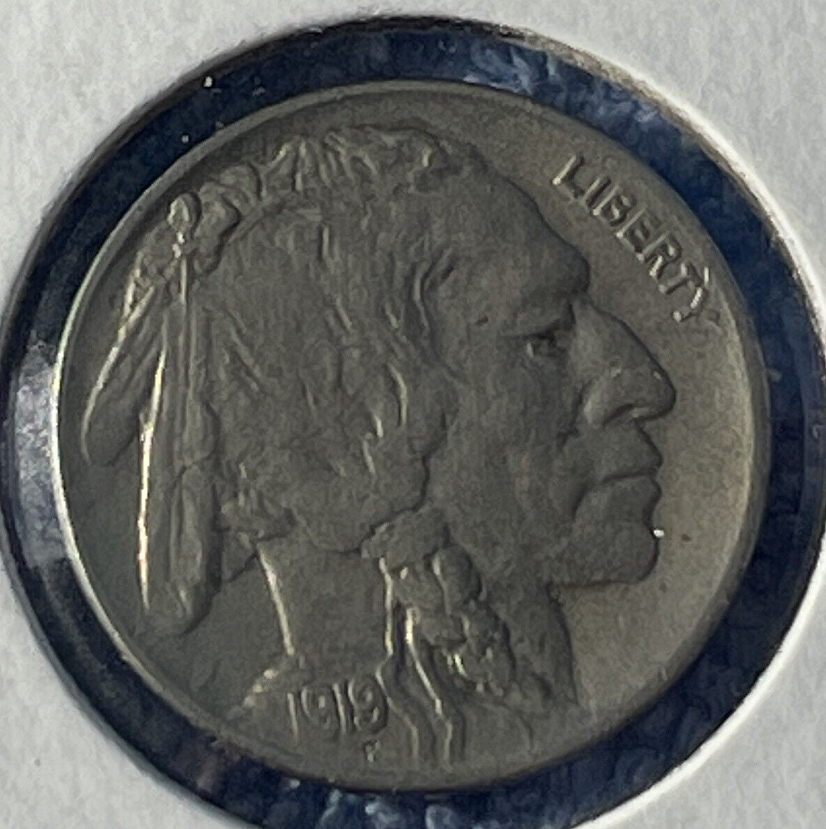 Choice Extra Fine 1919 Indian/Buffalo nickel great features bargain