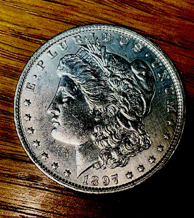 Gorgeous 1897 o Morgan Silver $ PL Surface. a real treasure get it fast Free S&H