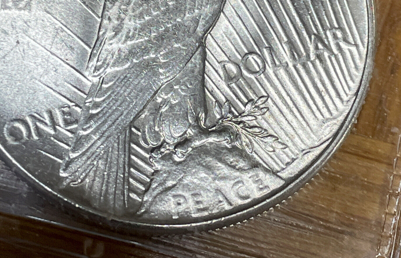 1934 PQ Gem BU Silver Peace $ Blast White- an esoteric must - Pics Not Justice!