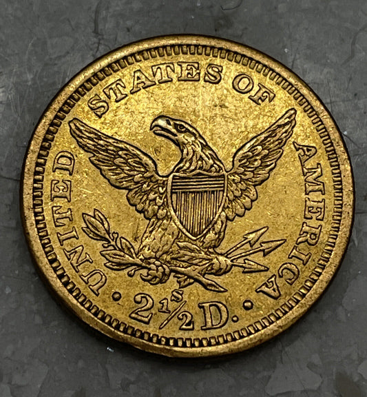 Old man Duffy’s scarce 1879 s $2.50 BU Liberty Gold Piece Zoomba! Free Shipping