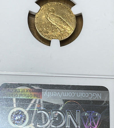 1915 1/4 Eagle $2.50 gold NGC MS62 Indian Head Gold Piece GSR Gorgeous