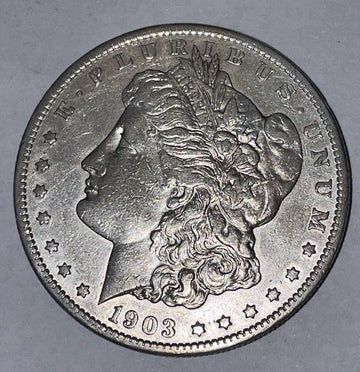 1903 s Choice Extra Fine Silver Morgan Dollar scarce in this condition chevere!