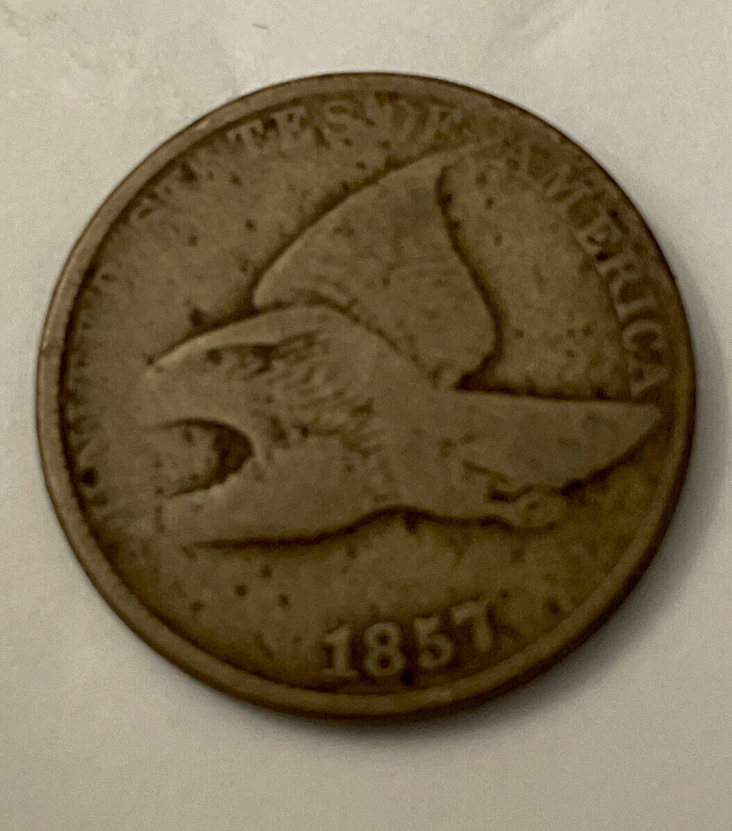 KP36 - 1857 flying eagle cent VG+ Gr8  Convo piece