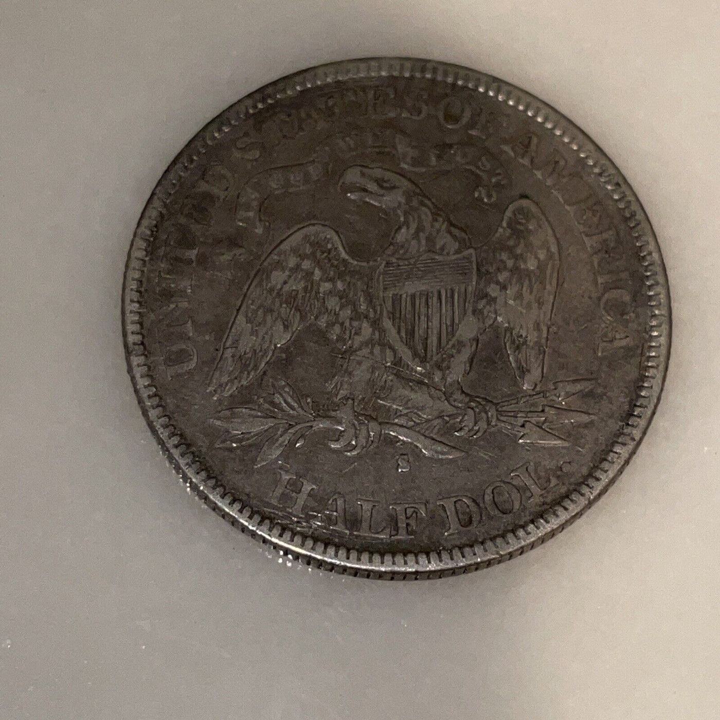 1877 s Seated Silver Half Extra Fine no problems collectible mmmm