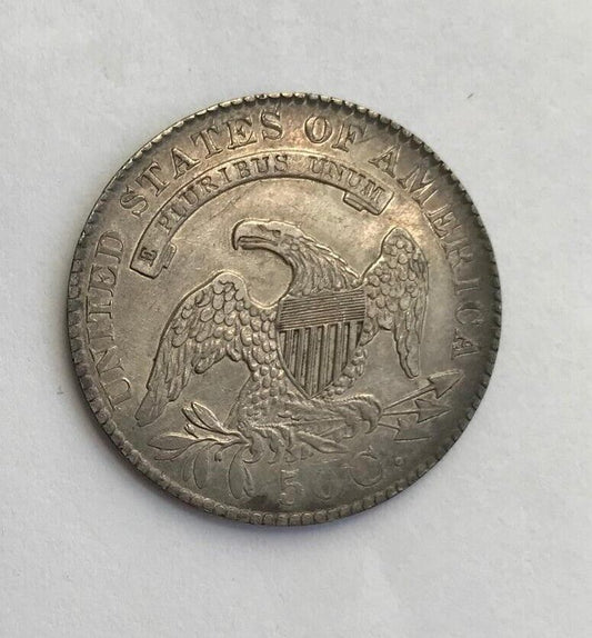 EE 120 PQ Almost Uncirculated 1829 Capped Bust Silver Half $- Collector’s  dream