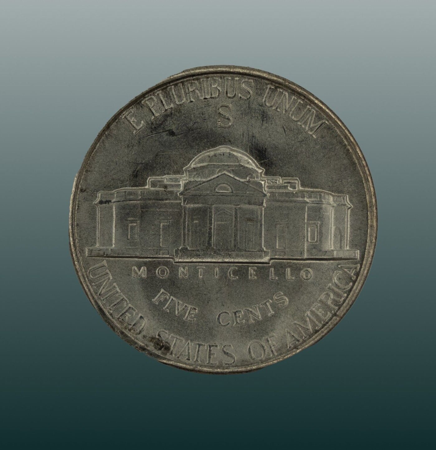 1945 Jefferson Silver Nickel / Uncirculated / Very Good Condition