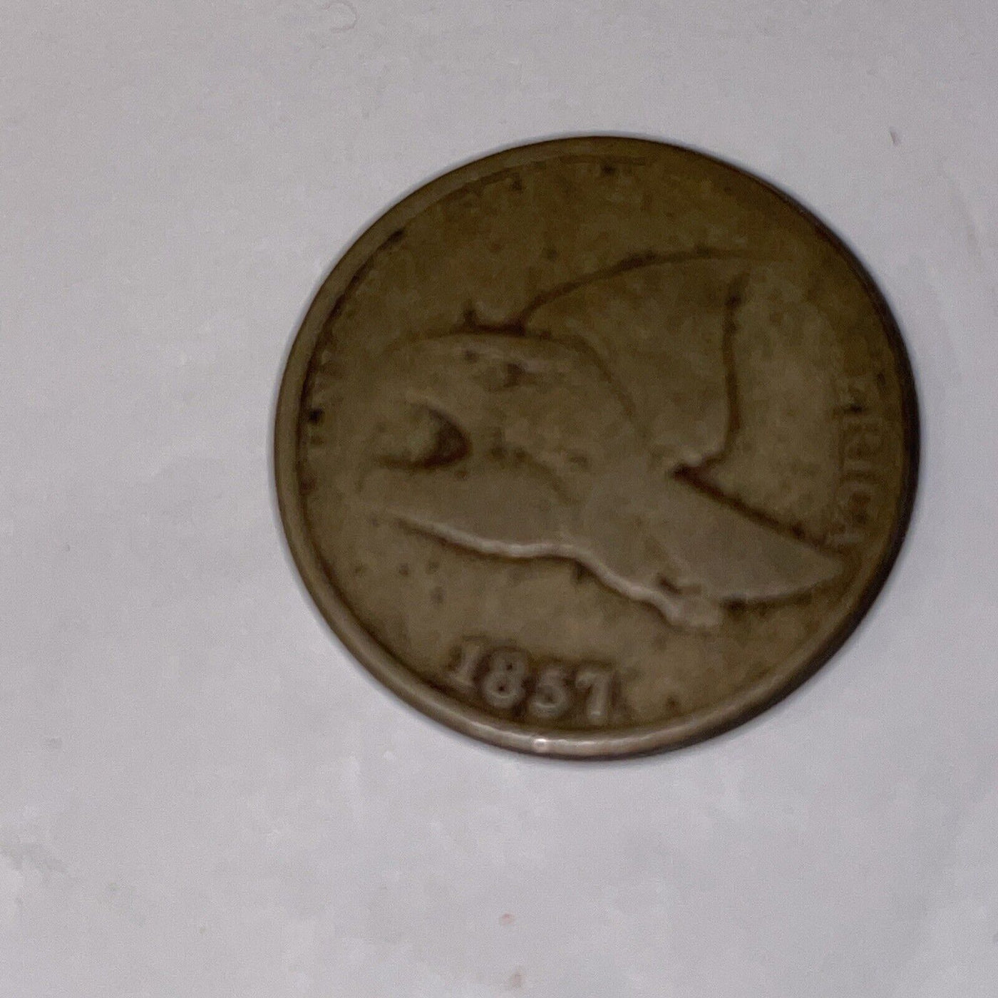 KP36 - 1857 flying eagle cent VG+ Gr8  Convo piece